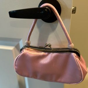 Pink clutch purse